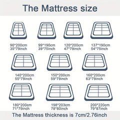 Mattress Topper & Protector-Gray HUAJIE Topper Pad for Mattress