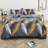 Duvet Cover Floral Feather ML Twin Queen King 2pcs 3pcs