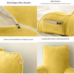 Pillows & Pillowcases-red Sofa Bed Head Reading pillow