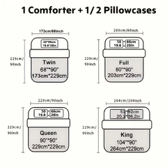 Comforter Set Geometric Reversible Patchwork KFLLYYG 2pcs 3pcs