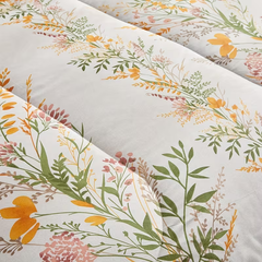 Comforter Set Floral Reversible Flowers and green HFJ 2pcs 3pcs