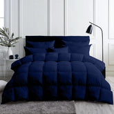 Duvet Insert solid Navy Blue Twin Queen King