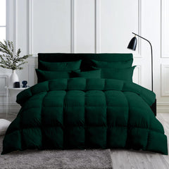 Duvet Insert solid Olive Green Twin Queen King