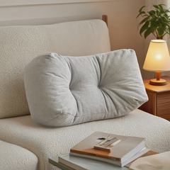 Pillows & Pillowcases-Blue-orange-beige-grey-green lumbar pillow 1PC