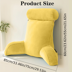 Pillows & Pillowcases-White Sofa Bed Head Reading pillow