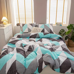 Duvet Covers & Inserts-Geometry 2pcs duvet cover set