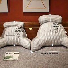 Pillows & Pillowcases-Iced Bean Husky Sofa Reading Pillow