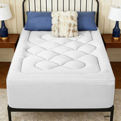 Mattress Topper & Protector-White HUAJIE Topper Pad for Mattress