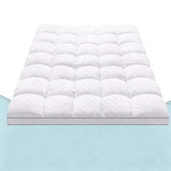 Mattress Topper & Protector-Topper Pad for Mattress Emboss Pure Navy
