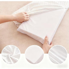 Pillows & Pillowcases-White Air Layer Wedge Pillow Air Layer Fabric Two Pockets