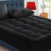 Mattress Topper & Protector-Black 450g full-piece cotton bedspread