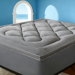 Mattress Topper & Protector-Gray HUAJIE Topper Pad for Mattress