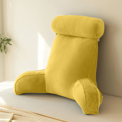 Pillows & Pillowcases-Gray Sofa Bed Head Reading pillow