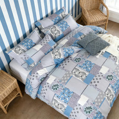 Comforter Set Geometric Patchwork LSTY Twin Queen King 2pcs 3pcs
