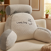 Pillows & Pillowcases-Iced Bean Husky Sofa Reading Pillow