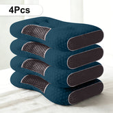 Pillows & Pillowcases-YBZ 3D Knitted Cotton Massage Pillow -Atrovirens
