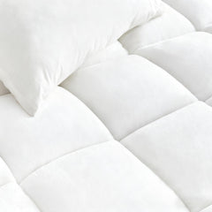 Mattress Topper & Protector-Navy Blue Topper Pad for Mattress