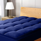 Mattress Topper & Protector-Topper Pad for Mattress Navy