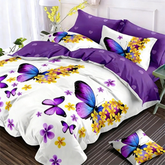 Duvet Covers & Inserts-DaFengDieWu 2pcs duvet cover set