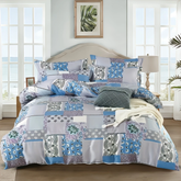 Comforter Set Geometric Patchwork LSTY Twin Queen King 2pcs 3pcs