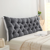 Pillows & Pillowcases-Headboard Pillow Dark Grey Length