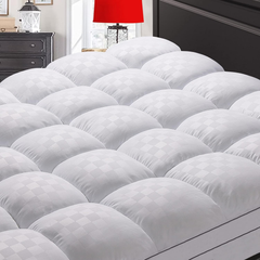Mattress Topper & Protector-Topper Pad for Mattress Emboss Pure Navy
