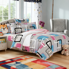 Duvet Covers & Inserts-New Geometry Duvet Cover