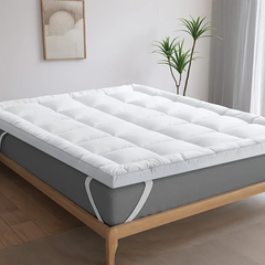 Mattress Topper & Protector-Thin mattress dark grey