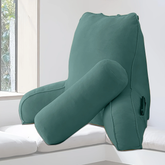 Pillows & Pillowcases-Green Sofa Bed Head Reading pillow
