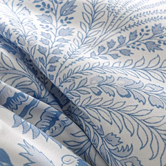 Comforter Set Floral Reversible Blue Plants DF 2pcs 3pcs