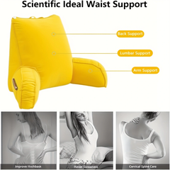 Pillows & Pillowcases-Green Sofa Bed Head Reading pillow