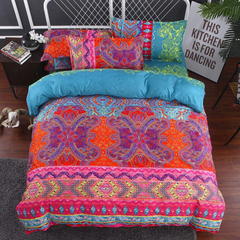 Duvet Covers & Inserts-Boho Pink 2pcs duvet cover set