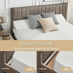 Pillows & Pillowcases-Air layer fabric gap pillow white Diamond-shaped pocket
