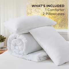 Comforter Set Reversible Dark and Light Brown Twin Queen King 2pcs 3pcs