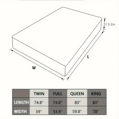 Mattress Topper & Protector-Topper Pad for Mattress White