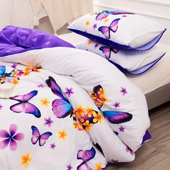 Duvet Covers & Inserts-DaFengDieWu 2pcs duvet cover set