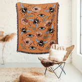 Blanket Floral Bohemian Woven
