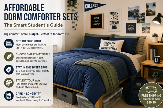How to Pick Affordable Comforter Sets for Dorm Living