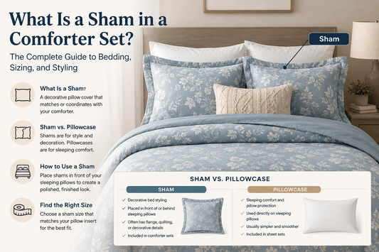 What Is a Sham in a Comforter Set? How to Use It