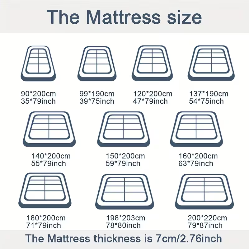 Mattress Topper & Protector-Black HUAJIE Topper Pad for Mattress
