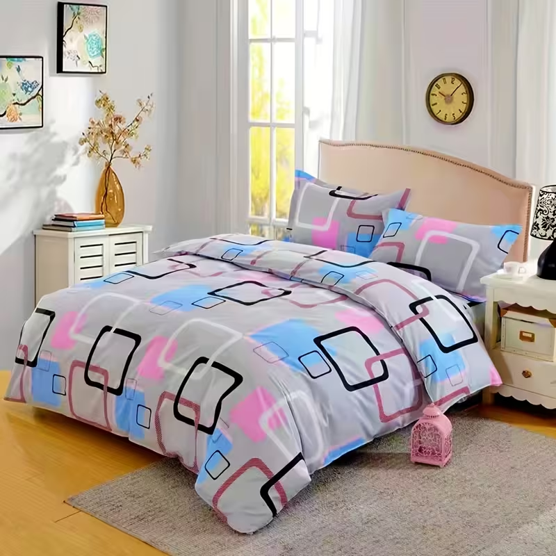 Duvet Covers & Inserts-New Geometry Duvet Cover