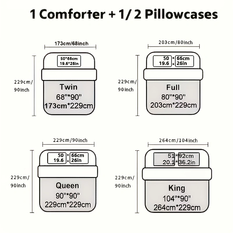 Comforter Set Geometric Reversible Patchwork KFLLYYG 2pcs 3pcs
