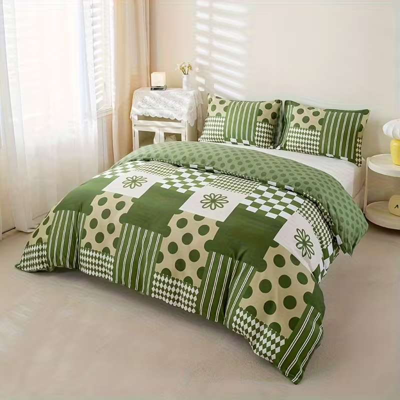 Duvet Covers & Inserts-JiaoJiaoLvYi 2pcs duvet cover set