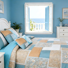 Comforter Set Geometric Reversible Patchwork KFLLYYG 2pcs 3pcs