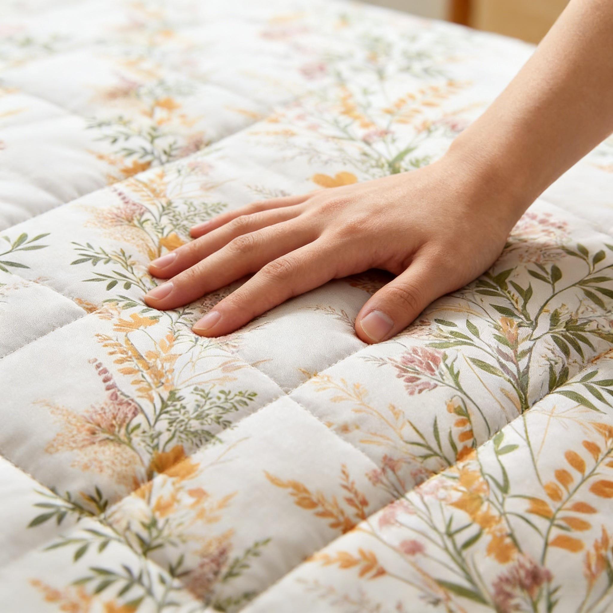 Comforter Set Floral Reversible Flowers and green HFJ 2pcs 3pcs