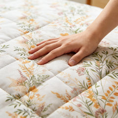 Comforter Set Floral Reversible Flowers and green HFJ 2pcs 3pcs