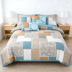 Comforter Set Geometric Reversible Patchwork KFLLYYG 2pcs 3pcs