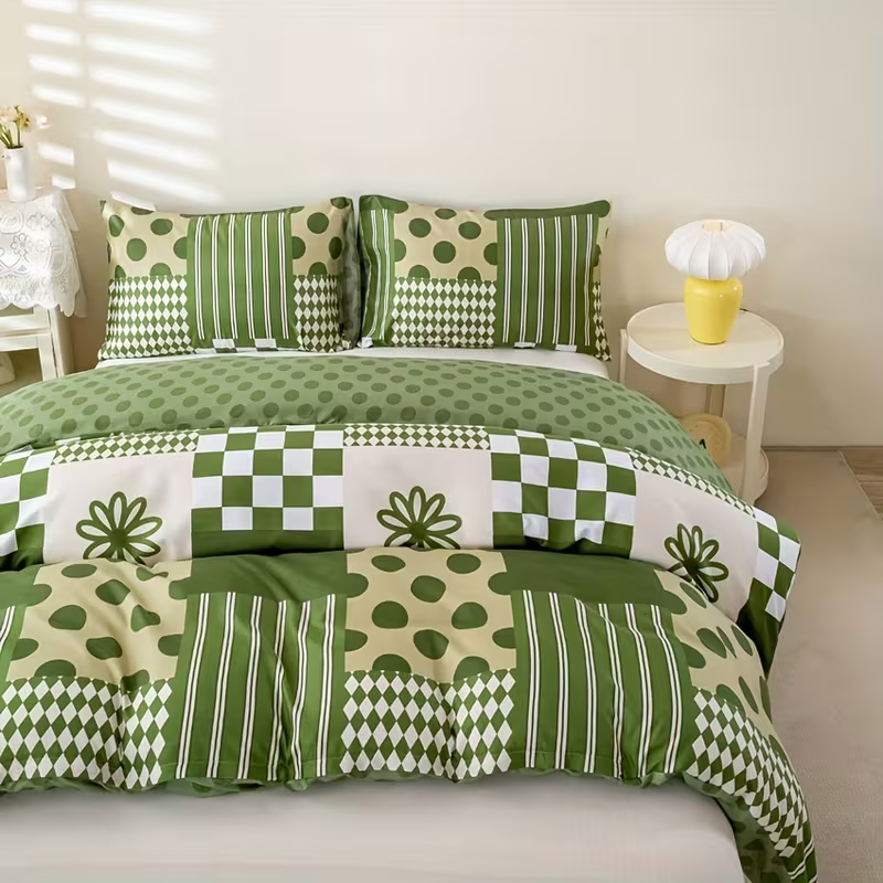 Duvet Covers & Inserts-JiaoJiaoLvYi 2pcs duvet cover set