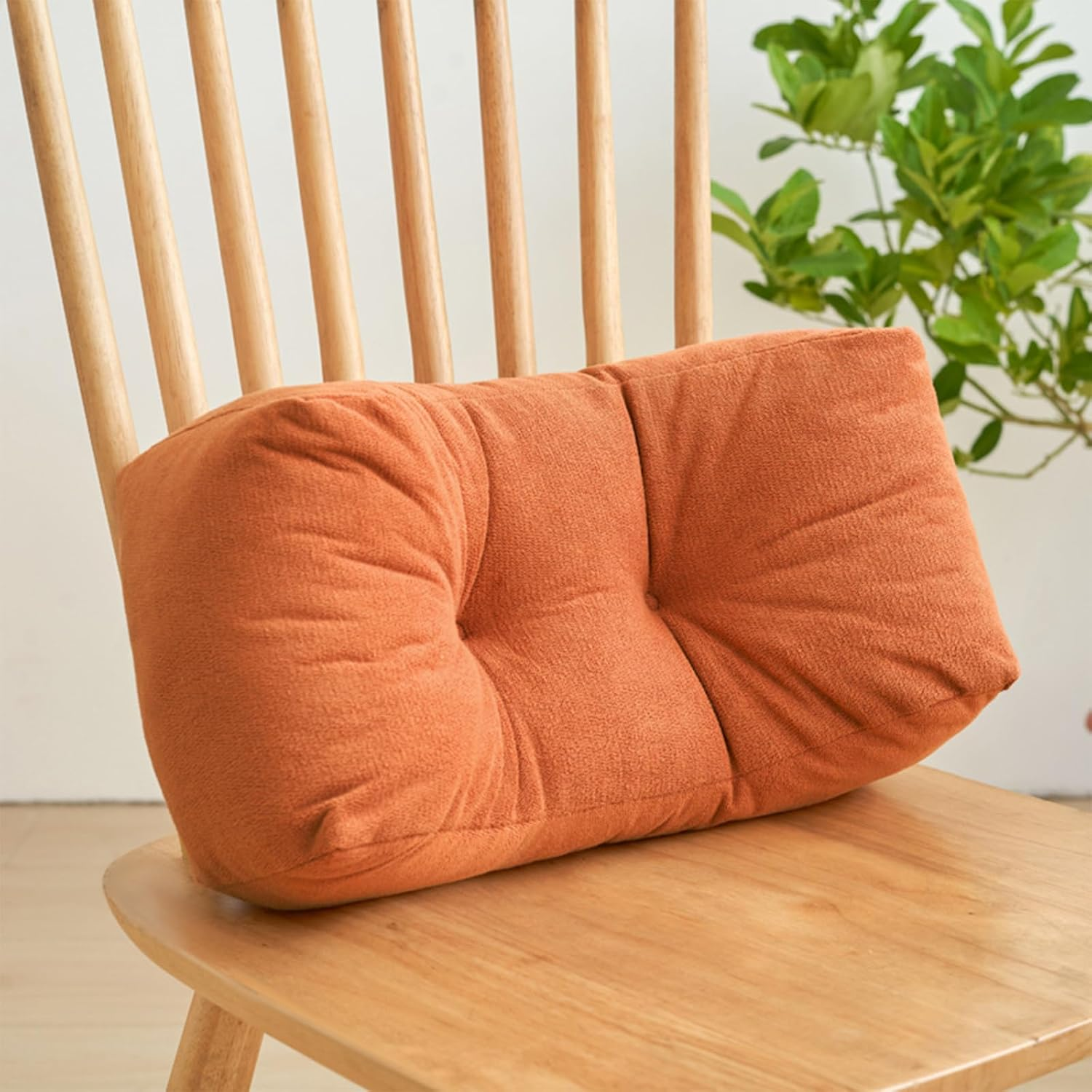 Pillows & Pillowcases-Blue-orange-beige-grey-green lumbar pillow 1PC