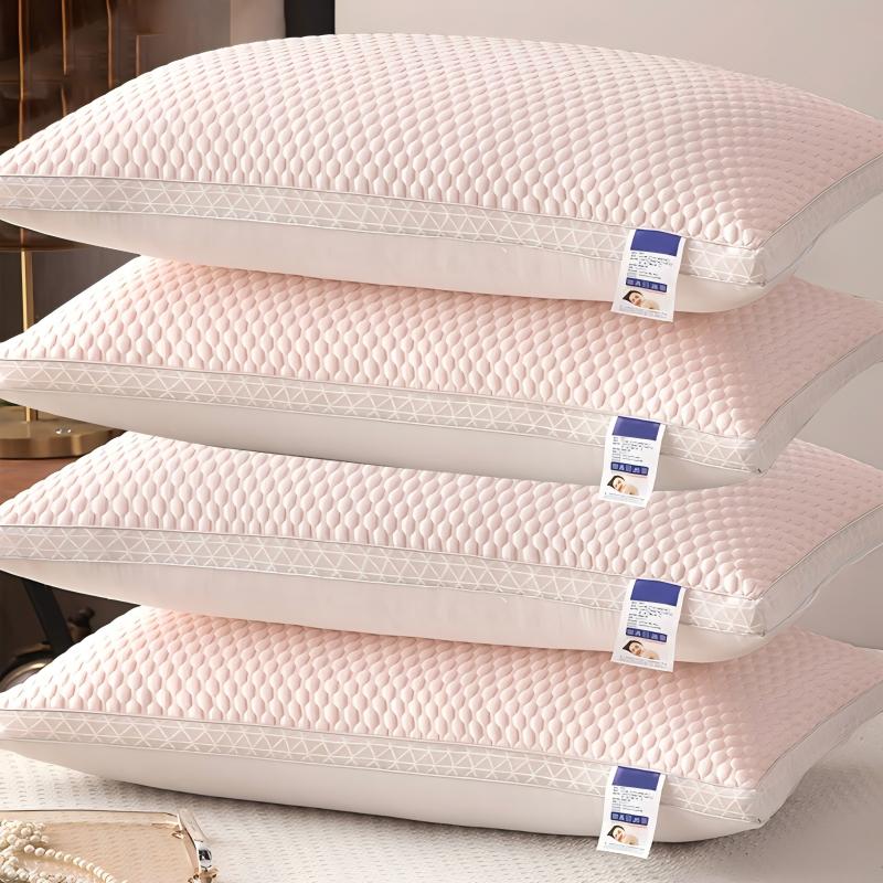 Pillows & Pillowcases-Cooling Breathable Tofu Pillows-Pink 1/2pack